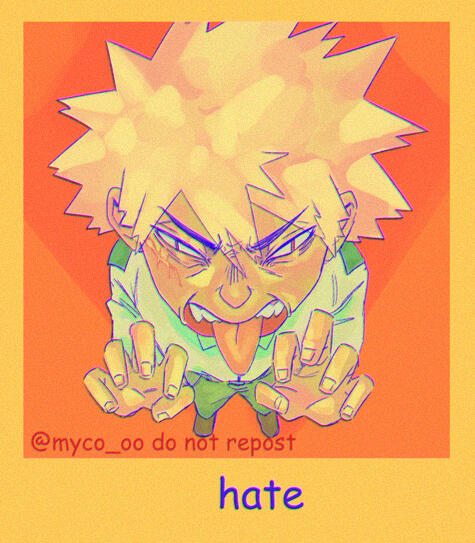 hate. hate.